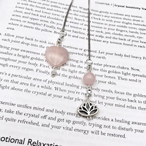 Rose Quartz Bookmark * Chain Bookmark * Unique Bookmark * Minimalist * Dainty * Healing Crystal * Handmade
