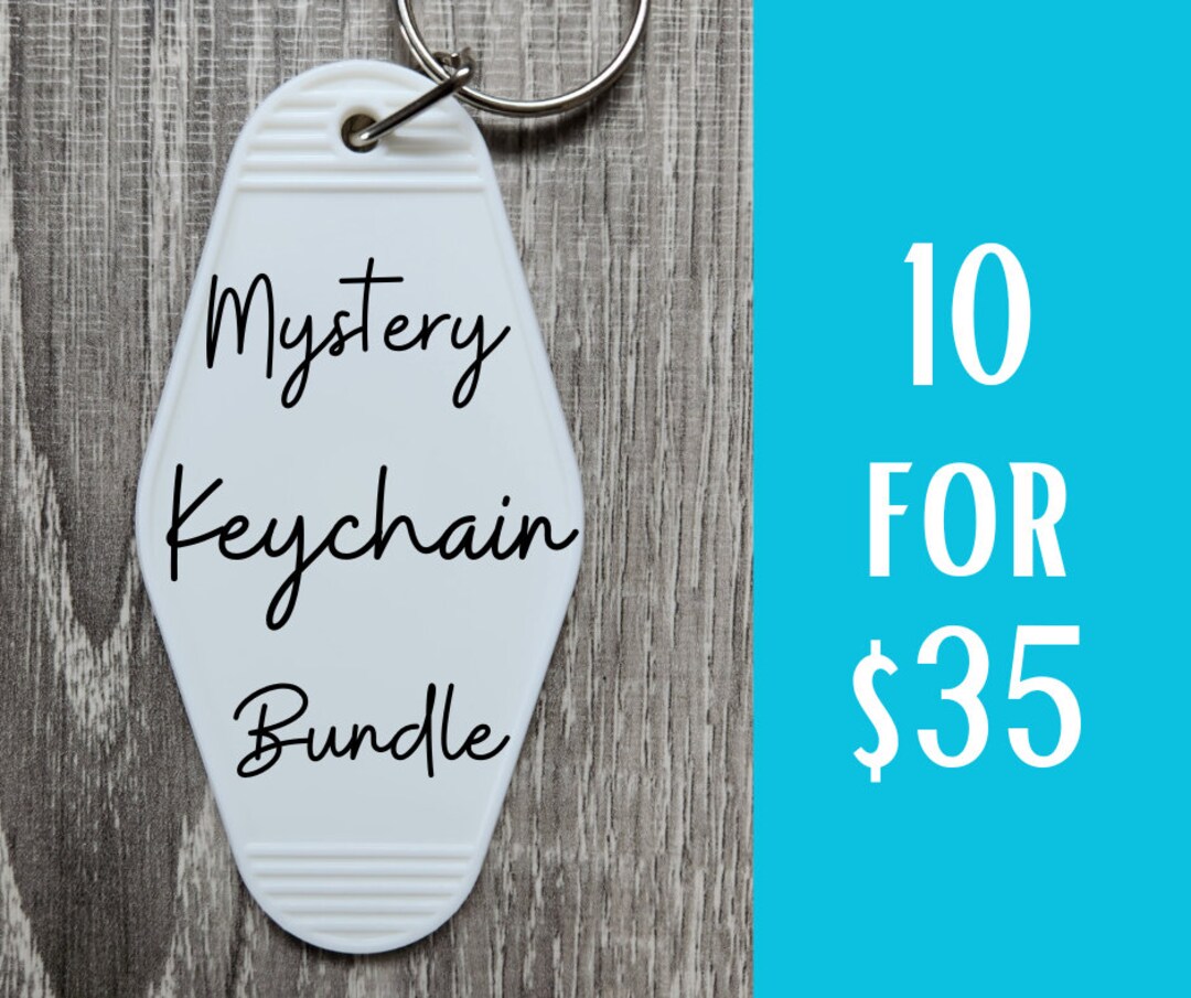 Cryptic Keychains Mystery Keychain Bundles - Etsy