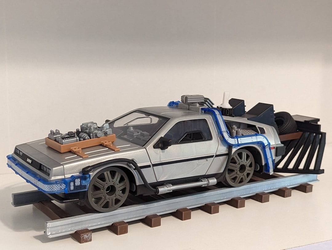 Playmobil Bttf Train Railroad Tracks For The 1-24 Playmobil Back To