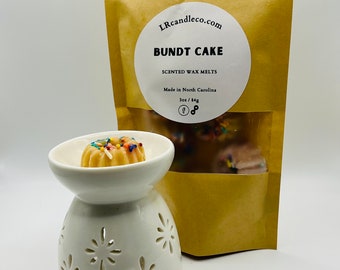 Bundt Cake, Wax melts, food wax melts, gifts, Bakery scents