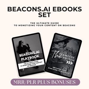 Beacons.ai eBooks Set, Swtiching from Stan Store + Beacons.ai Playbook, MRR & PLR Included, How To Move From Stan Store To Beacons.ai |