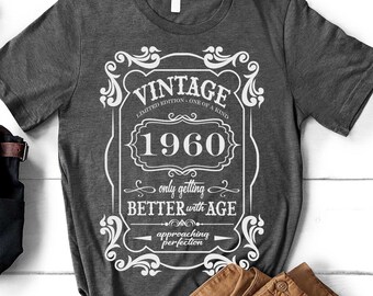 60th Birthday Shirt - Etsy Canada