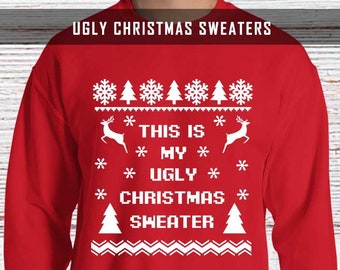 Big and Tall Ugly Christmas Sweater 