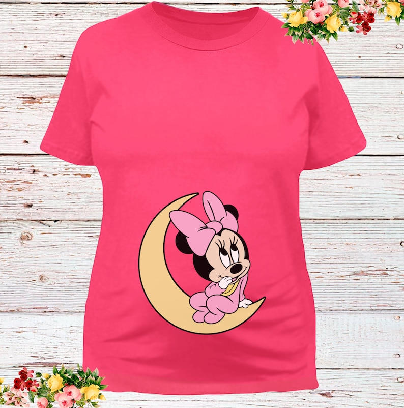 Mommy Mouse Maternity Pregnancy Shirt New Mom Disney Pregnancy Disney Shirt Baby Minnie Mouse Maternity Style Shirt Baby Bump Shirt