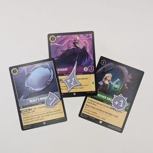 Lorcana TCG 3D Printed Game Tokens - Mix-and-Match The Counters You Want!