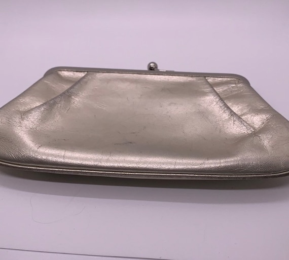 Lauren Merkin Vintage Clutch Bag Metallic Gold - image 4