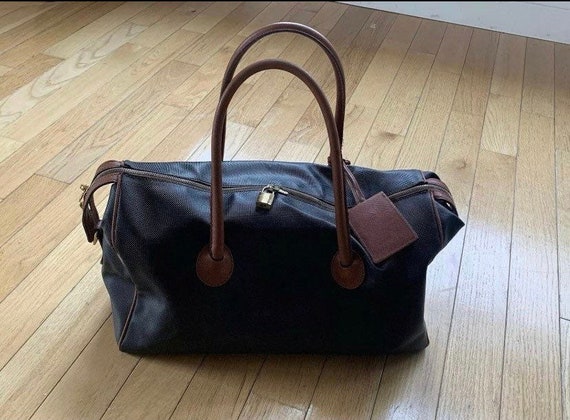 Vintage Bottega Veneta Duffle Carry on Bag Pre-owned - Etsy Vintage Bottega Veneta Duffle Carry on Bag Pre-owned - Etsy