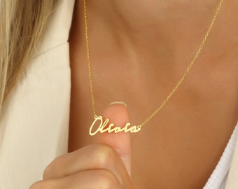 Petite Personalized Name Chain Necklace | Name chain with desired name | Birthday gift | Silver Name Chain | Mother's Day Gift