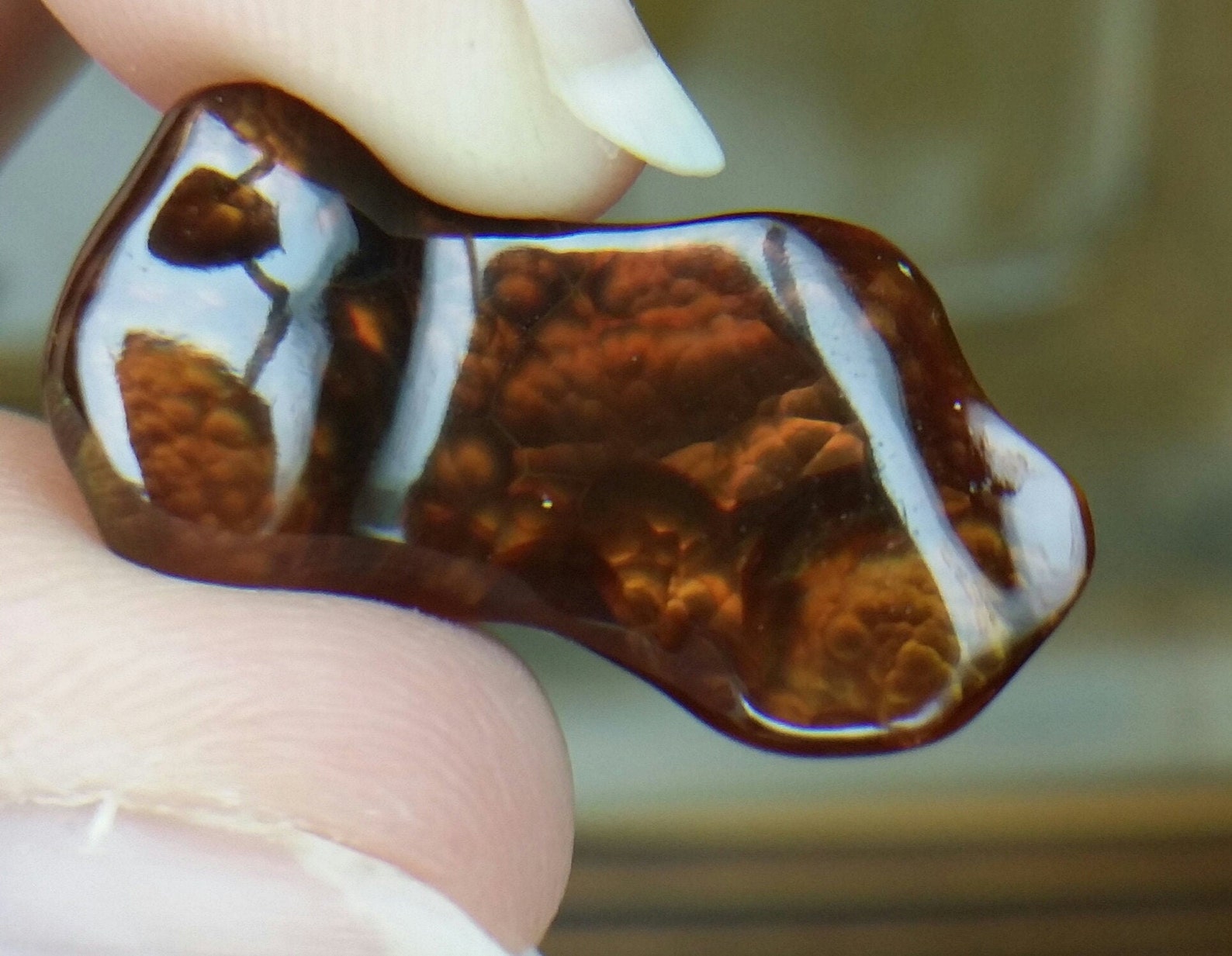 Simple saddle mountain fire agate Etsy