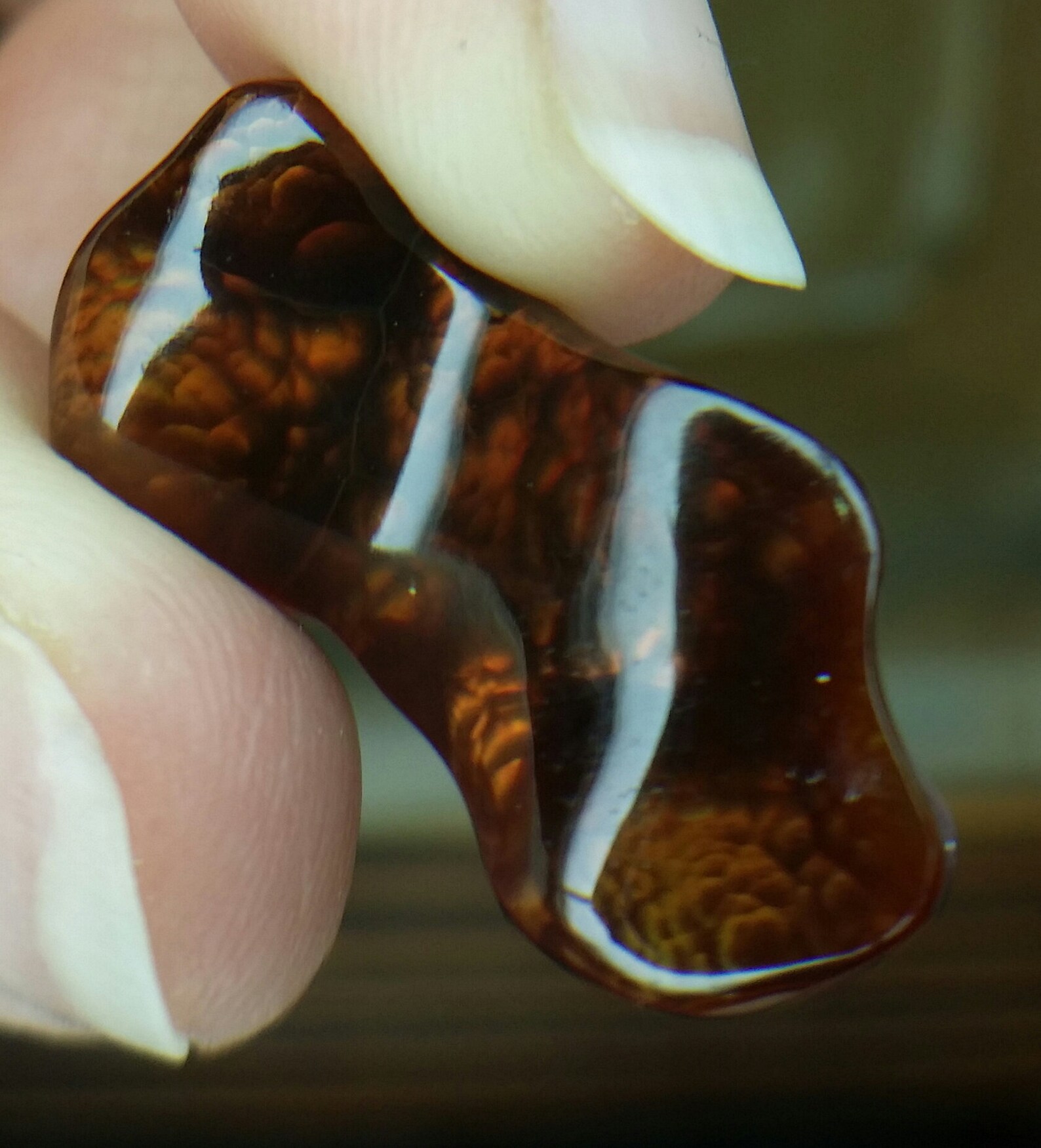 Simple saddle mountain fire agate Etsy