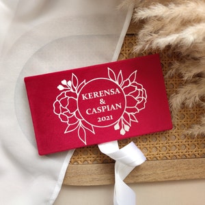 Personalised handmade money envelope for gifting money/gift cards - wedding, anniversary, birthday, engagement, Christmas, special occasions