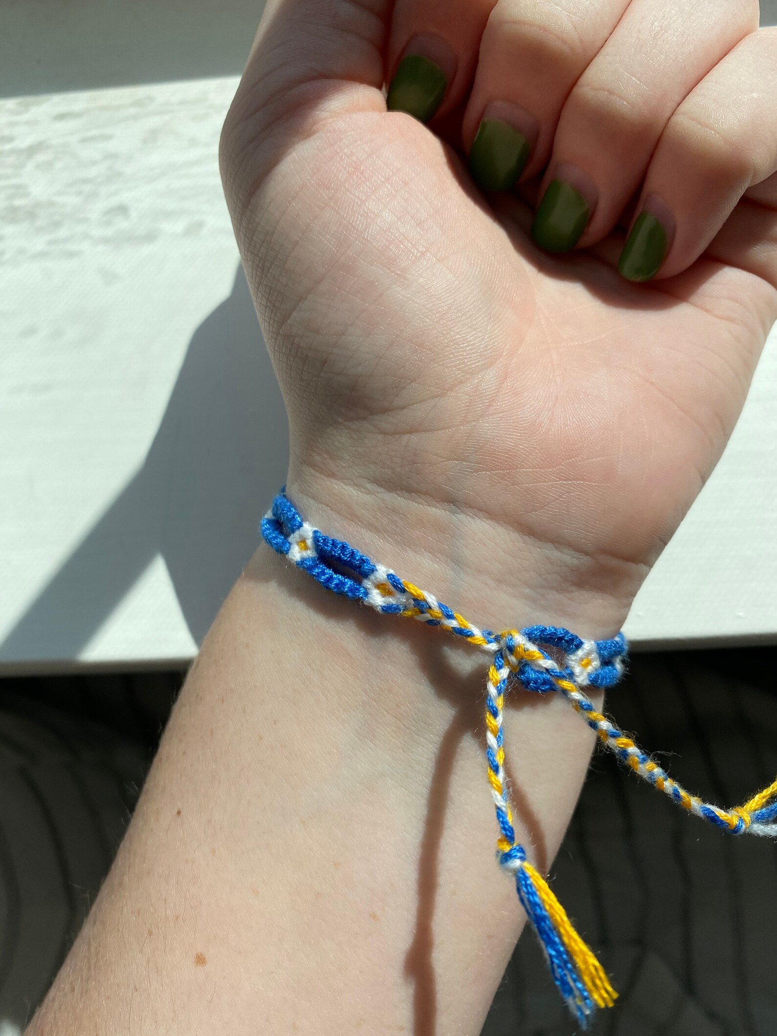 Daisy Chain Flower Friendship Bracelet Etsy