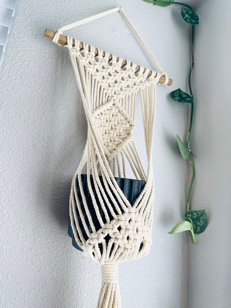 Macrame Wall Hanging Plant Hanger Etsy