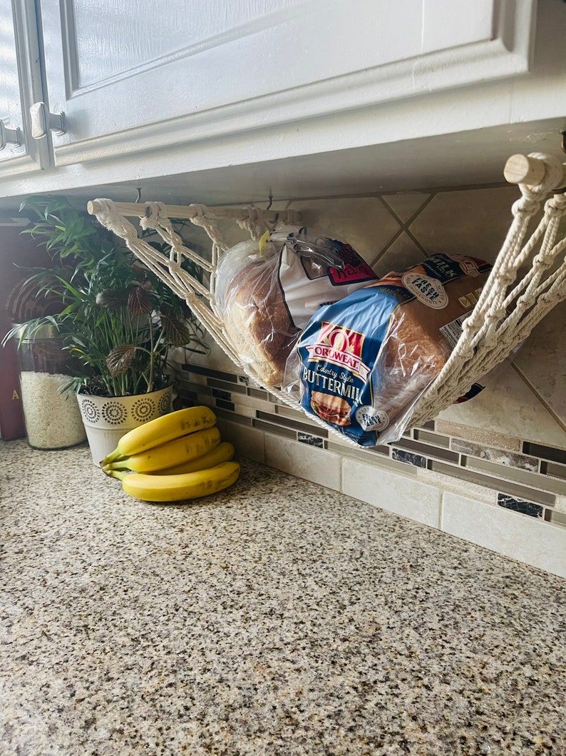Macrame Fruit Hammock Bread Hammock Kitchen Decor RV Etsy