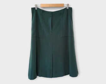 Hunter Green Mod Vintage 90er Jahre Rock | Ann Taylor | Größe 10