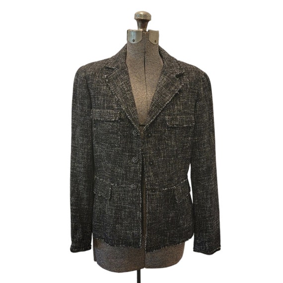 Tweed Embellished Blazer | Carlisle | Size 4