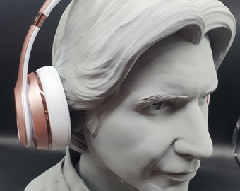 Harrison Ford | Headphone Holder, Gaming Accessories, Desktop, Harrison Ford Bust