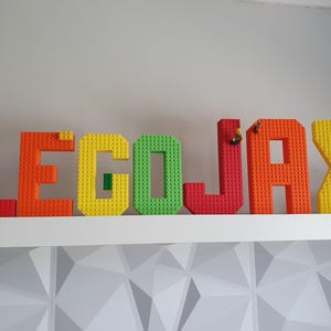 Personalized 3D Printed Brick Nameplate: Custom Nursery Decor image 5
