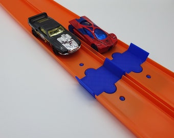 Custom Hot Track 6 track lane connectors - Toy Car Track Parallel Track Connectors 2 lane