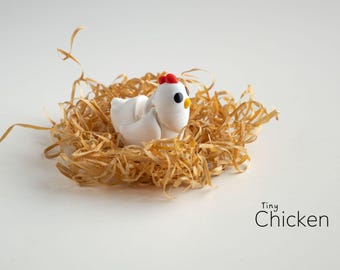 ChickieSpin Baby Chicken Fidget Keyring: 3D Printed Fidget Toy