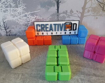 3D Printed Infinity Cube: PLA Fidget Sensory Toy