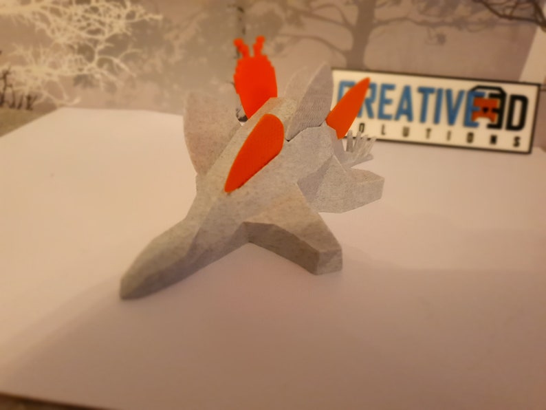 3D Printed Stegosaurus Guitar Pick Holder: Musician Gift image 7
