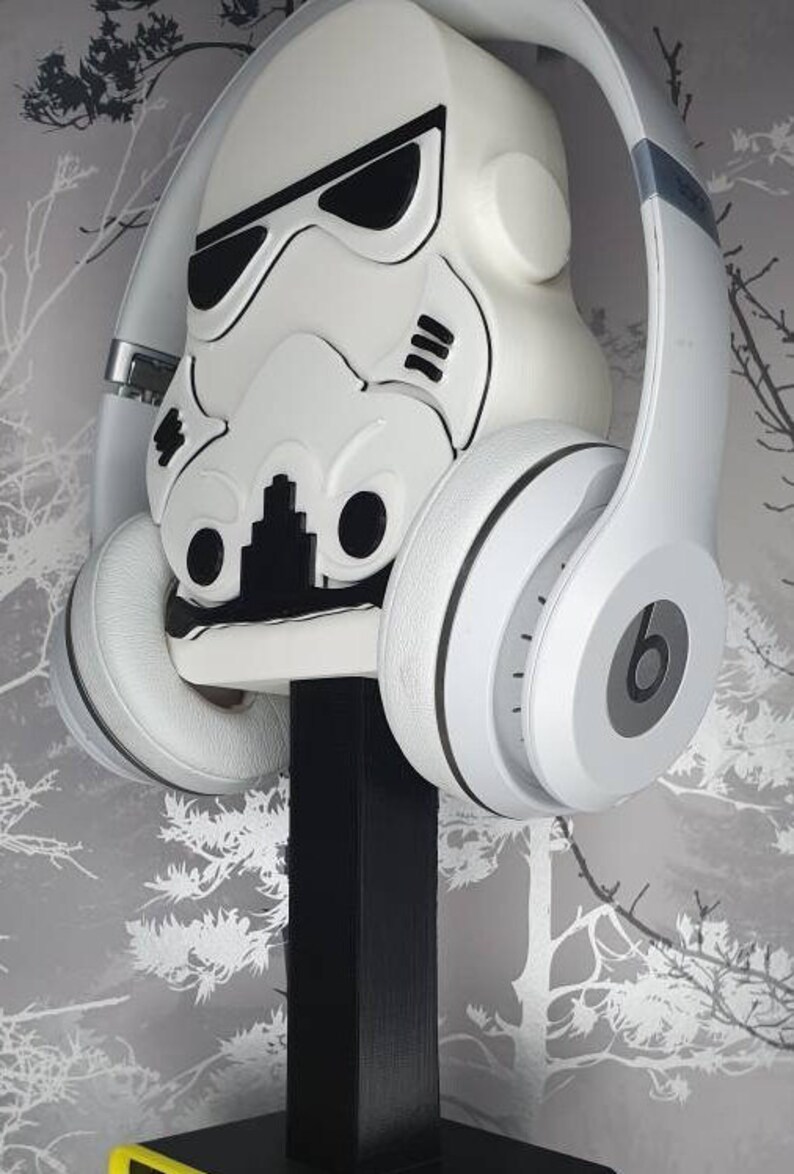 Trooper Headphone Stand: Fan Art Headset Display image 2