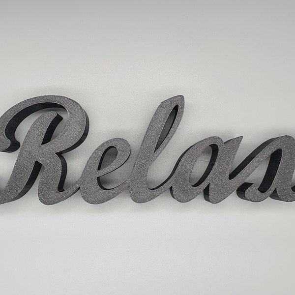 Relax Sign / porch decor / summer Decor / Wall Hanging / Home Decor /bathroom ornament