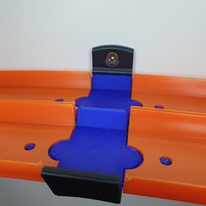 Toy Car Track Wall Mount Kit - 1 Lane Track Wall Mounts or 2 Lane Track Connectors image 4