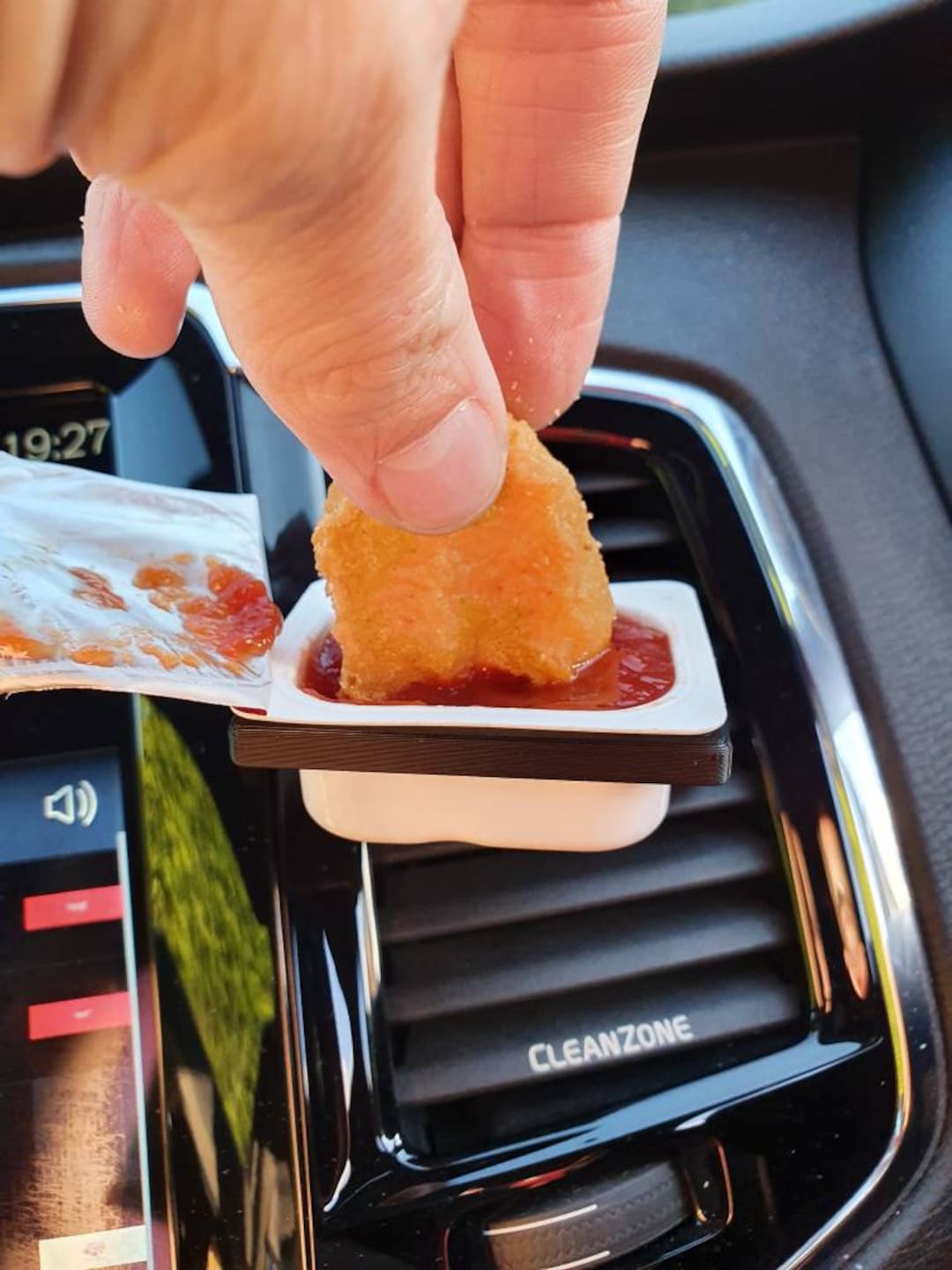 Mcdonalds In-car Sauce Holder Sauce Dip Clip for Ketchup and Dipping Sauces  Car Accessories 