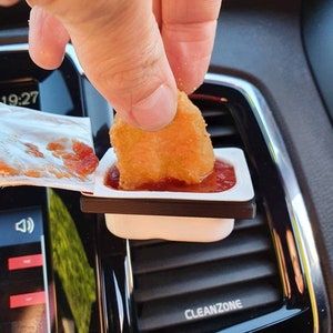 McDonalds in-car sauce holder | Sauce Dip Clip |  for ketchup and dipping sauces | car Accessories