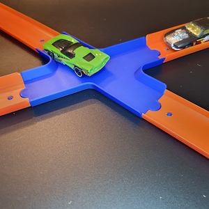 Hot Track - X Crossing - Track 4 Way Crossing / Figure Eight Connector afbeelding 2