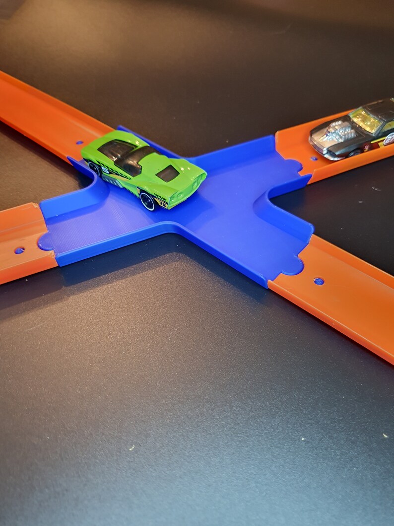 Hot Track - X Crossing - Track 4 Way Crossing / Figure Eight Connector afbeelding 2