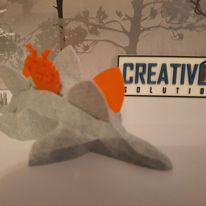 3D Printed Stegosaurus Guitar Pick Holder: Musician Gift image 2