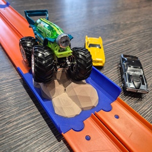 Monster Truck Rock Crawl | Hot Wheels Compatible Track Accessory | Monster Jam Compatible Add on