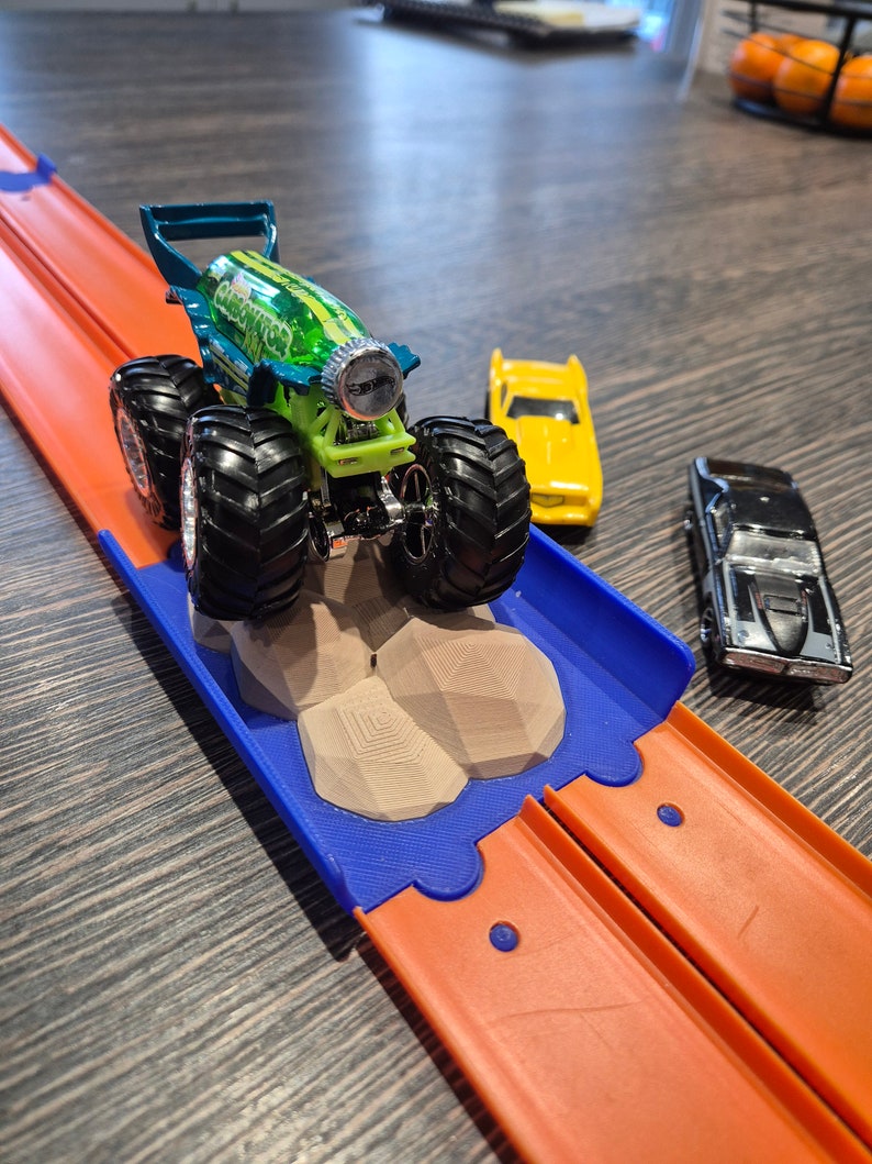 Monster Truck Rock Crawl | Hot Wheels Compatible Track Accessory | Monster Jam Compatible Add on