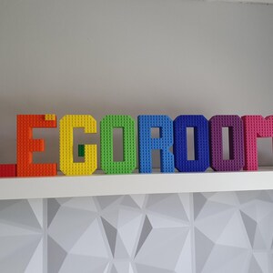Personalized 3D Printed Brick Nameplate: Custom Nursery Decor image 1