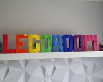 Personalized 3D Printed Brick Nameplate: Custom Nursery Decor