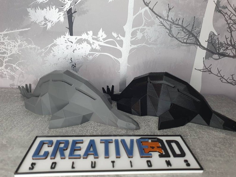 3D Printed Stegosaurus Guitar Pick Holder: Musician Gift image 8