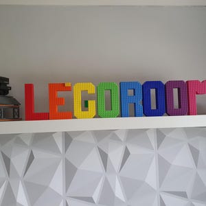 Personalized 3D Printed Brick Nameplate: Custom Nursery Decor image 2