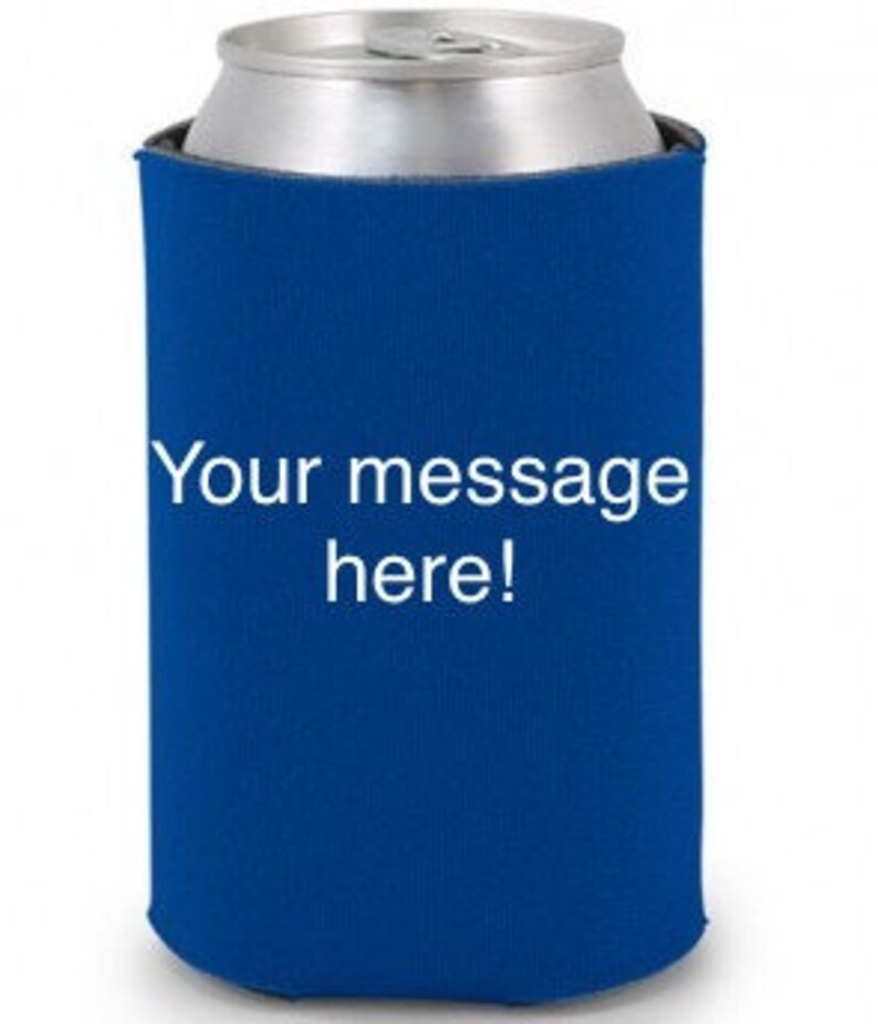 Customizable Koozie Koozie Can Holder Custom Can Holder Etsy
