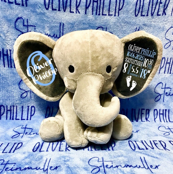 Regalo Bebé Personalizado Elefante