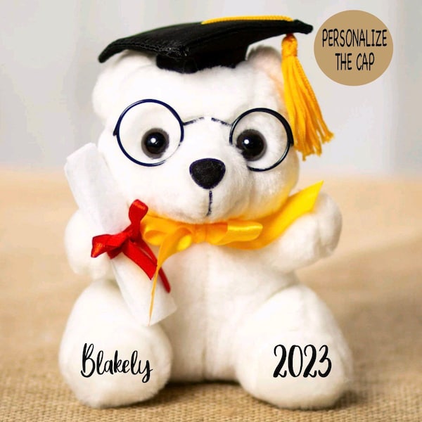 Graduation Gift Personalized Grad Gift Custom Graduation Gift Name and Year Graduation Bear for Senior’s Preschool Kindergarten College Grad