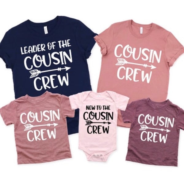 Cousin Crew T-shirt, Matching Cousin Shirts for Kids, Family Cousin Gifts, Matching Cousin Shirt, Cousin Crew Tshirts, Cousin Crew Shirts