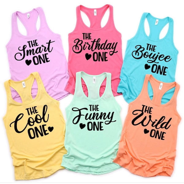 Girls Birthday Group Trip Shirts Tank Tops Best Friends Weekend Shirts The Birthday One Shirts Girls Party Shirts Girls Group tShirts cute