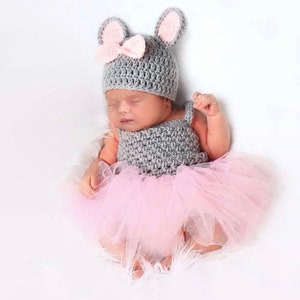 Baby Mouse Halloween Costume Newborn Photo Girl Outfit Crochet Pictures Halloween Outfit Costume Newborn Hospital Fall Coming Home Outfit