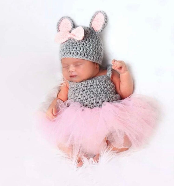 Bebé ratón disfraz de Halloween recién nacido foto niña traje