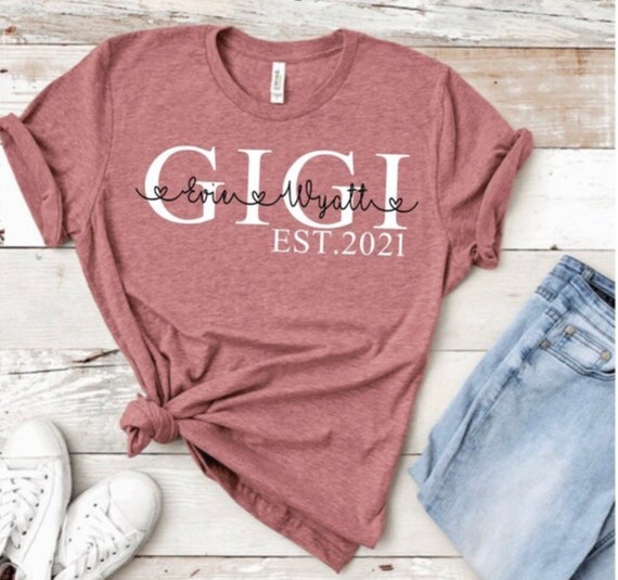 Gigi Shirt Mother's Day T-Shirts Gifts For Grandma Gigi Shirt Mother's Day T-Shirts Gifts For Grandma