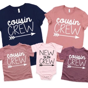 Cousin Crew Tshirt For Kids And Adults Cousin Crew Tshirt For Kids And Adults