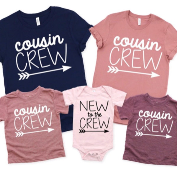 Cousin Crew Shirts For Kids Cousin Crew t shirts Cousin Shirts adults New to the cousin crew big cousin family reunion shirt cousins shirts